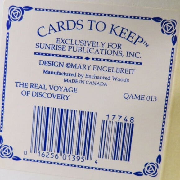 Vintage Mary Engelbreit 3-D stand up sign 10" tall "The Real Voyage..." - Picture 10 of 13